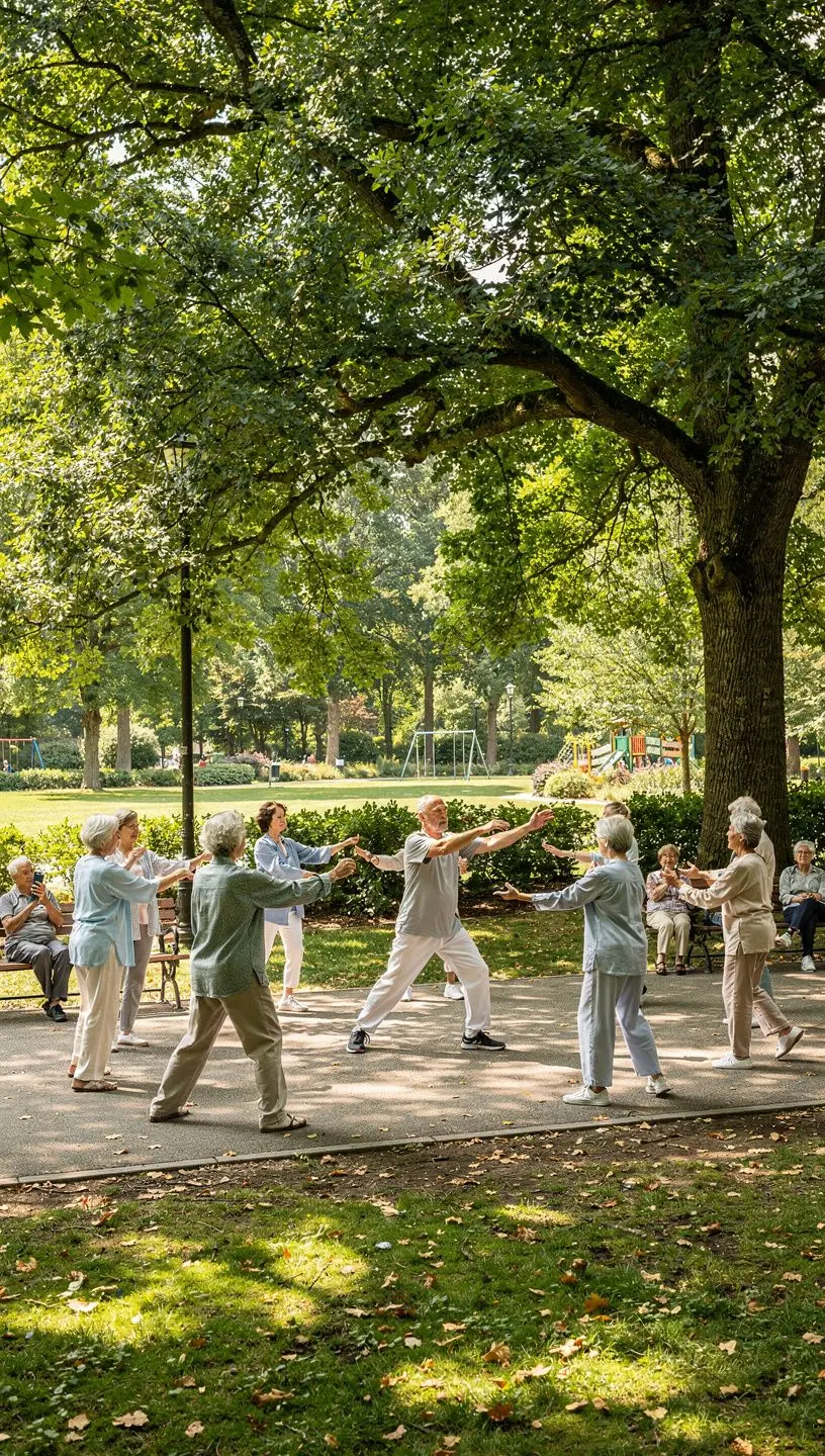 Older adults engaging in loftford.org exercises