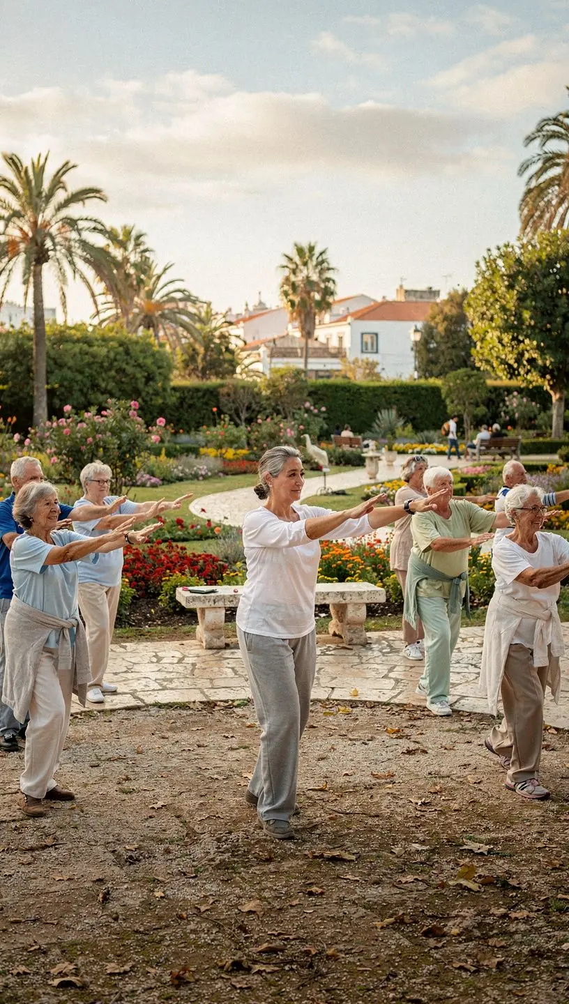 loftford.org seniors enjoying a dance class together.