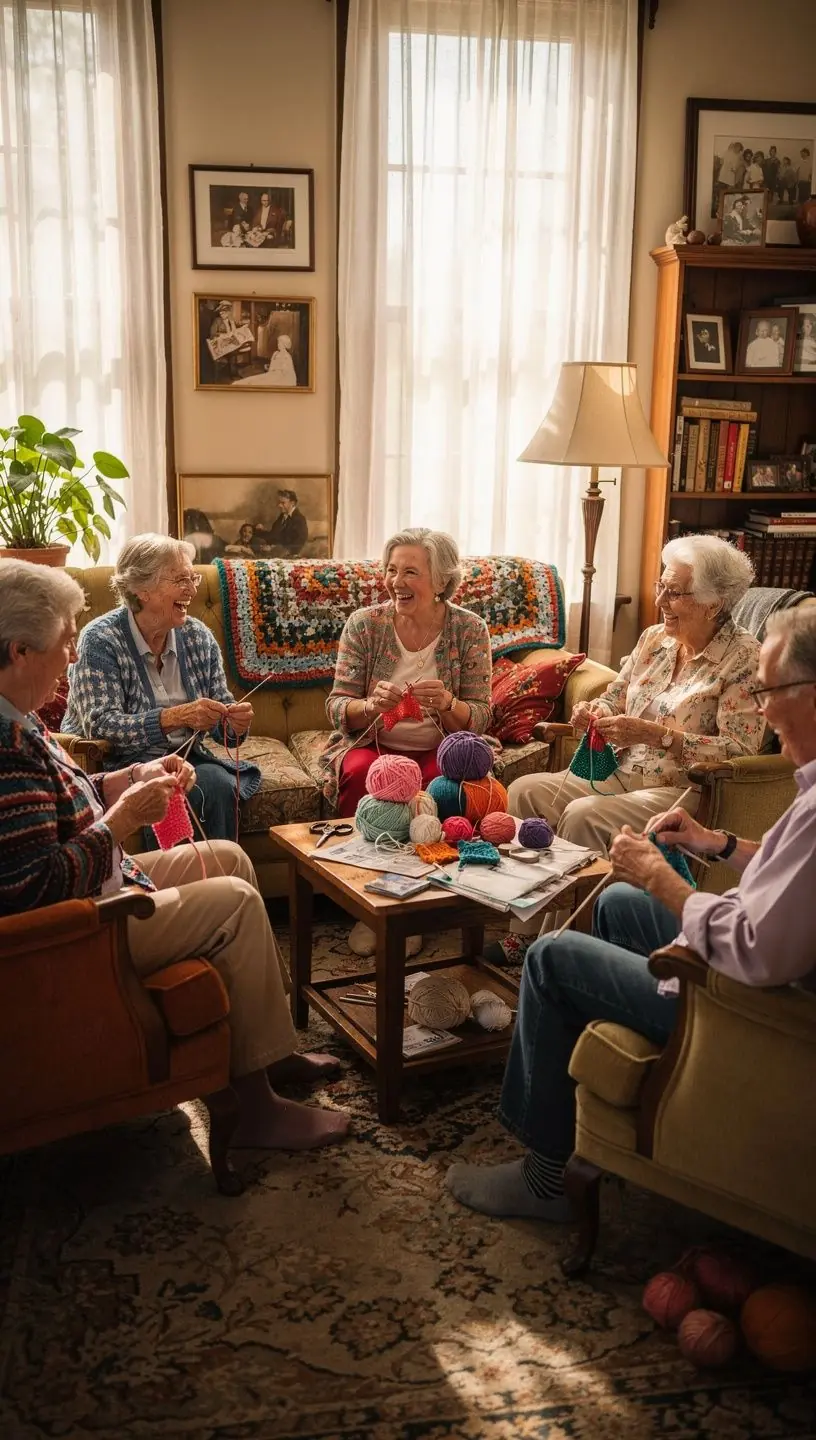 Seniors dancing together, promoting health and vitality.